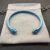 David Yurman 5mm Light Blue Colorful Enamel Cuff Bracelet, Fits Wrist Size 16cm - 20cm