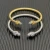 David Yurman Silver 4mm Cable Diamond Lattice Cuff Bracelet