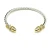 David Yurman 4mm Cable Classic Round-End Cuff Bracelet