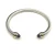 David Yurman 5mm Double-End Cap Cable Cuff Bracelet Black Diamonds