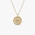 David Yurman Silver Diamond Letter F Round Pendant Necklace, Length 42cm + 3cm + 3cm
