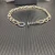 David Yurman Gold and Silver Cable Blue Sapphire Necklace 50cm