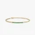 David Yurman 1.7mm Pavé Bar Green Diamond Bracelet