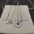David Yurman 7mm Cushion-Cut Blue Diamond Pendant Necklace