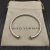 David Yurman 4mm Sterling Silver Light Green Diamond Bangle Bracelet