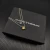 David Yurman Silver 8mm Four-Prong Yellow Diamond Necklace Adjustable 42+3+3cm