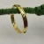 David Yurman 8mm Gold Pavé Green Diamond Renaissance Band Bracelet