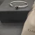 David Yurman 3mm Black Diamond Signature Cuff Bracelet
