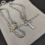 David Yurman Black Cross Necklace