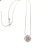 David Yurman 7mm Cable Twist Square Purple Diamond Pendant Necklace, 1.5mm Chain, Length 45cm + 5cm