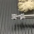 David Yurman 8mm Sterling Silver Pavé White Diamond Pyramid Stud Earrings