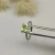 David Yurman 8mm Four-Prong Green Diamond Ring