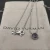 David Yurman 8mm Purple Gemstone Four-Prong Pendant Necklace