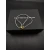 David Yurman Grey Double Ring Gold Nylon Cord Bracelet