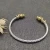 David Yurman 4mm Cable Classic Round-End Cuff Bracelet