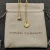 David Yurman Gold Diamond Initial C Disc Pendant Necklace