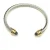David Yurman 5mm Gold Cable Bracelet with Purple Diamonds