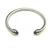 David Yurman 5mm Double-End Cap Cable Cuff Bracelet Black Diamonds