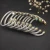 David Yurman 7mm Gold and Silver Double End Cap Black Diamond Cable Bracelet