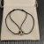 David Yurman Black Double Ring Nylon Cord Bracelet