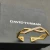 David Yurman Gold Two-Row Cuff Bracelet 13mm, Fits Wrist Size 16cm - 20cm