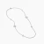 David Yurman Silver Four-Leaf Clover Sweater Necklace, 3mm Chain, 90cm