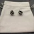 David Yurman 11mm Hexagon Diamond Black Onyx Stud Earrings