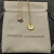 David Yurman Silver Diamond Letter Z Round Pendant Necklace, Length 42cm + 3cm + 3cm