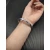 David Yurman 8mm Silver Pavé Blue Diamond Renaissance Band Bracelet