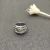 David Yurman Gold and Silver Double Cylinder Cross Ring