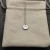 David Yurman Gold Diamond Initial N Disc Pendant Necklace