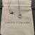 David Yurman Silver Diamond Letter Q Round Pendant Necklace, Length 42cm + 3cm + 3cm
