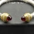 David Yurman 7mm Gold Red Diamond Head Gemstone Bracelet, Fits Wrist Sizes 16–20cm