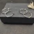 David Yurman X Cable Hoop Earrings Silver
