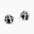 David Yurman 11mm Hexagon Diamond Black Onyx Stud Earrings
