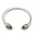 David Yurman 7mm Cable Cuff Bracelet with Rotating End Caps Brown Diamonds
