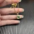 David Yurman Gold Square Green Diamond Pendant Necklace, 1.5mm Chain, Length 45cm + 5cm