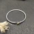 David Yurman 3mm Gold and Silver Heart Cuff Bracelet
