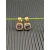 David Yurman Gold Purple Pavé Square Cable Drop Earrings