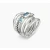 David Yurman 15mm Five-Row Connected Sapphire Ring