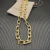 David Yurman Gold Madison Chain Diamond Accent Necklace 50cm