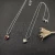 David Yurman 17×11mm Heart Pavé Diamond Necklace, 1.5mm Chain, 45+5cm Adjustable Length