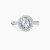 David Yurman 0.7ct Round Halo Diamond Ring