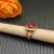 David Yurman Gold 14mm Square Red Pavé Diamond Ring