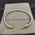 David Yurman 5mm Gold-Tone Hook-End Cuff Bracelet