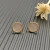 David Yurman 14mm Gold Mother-Of-Pearl Diamond Circle Stud Earrings