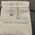 David Yurman Gold Diamond Initial X Disc Pendant Necklace