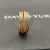 David Yurman Gold Pavé Diamond Interlocking Ring