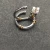 David Yurman Gold and Silver Gold Wire Wrapped Earrings