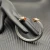David Yurman 7mm Gold-Tone End Caps Sterling Silver Cable Cuff Bracelet Champagne Diamonds